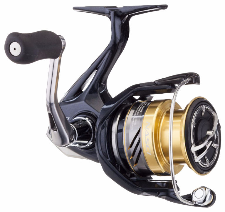 Fishing Reel Png - Shimano Nasci 1000fb Spin Reel (1366x719), Png Download