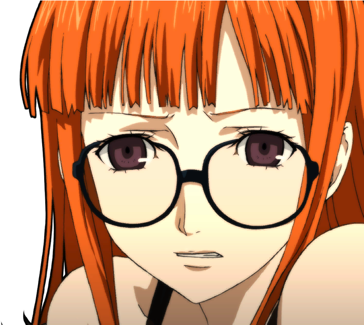 Persona 5 Futaba Cut (872x632), Png Download