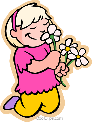 Nose Icons Noun Project - Cartoon Little Girl (363x480), Png Download