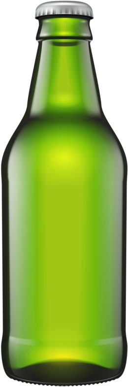 Фотки Clip Art, Decoupage, Printables, Crafts, Food - Green Beer Bottle Clip Art (281x800), Png Download