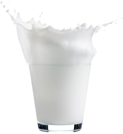 Glass Of Water - Milk With Glass Png (600x539), Png Download