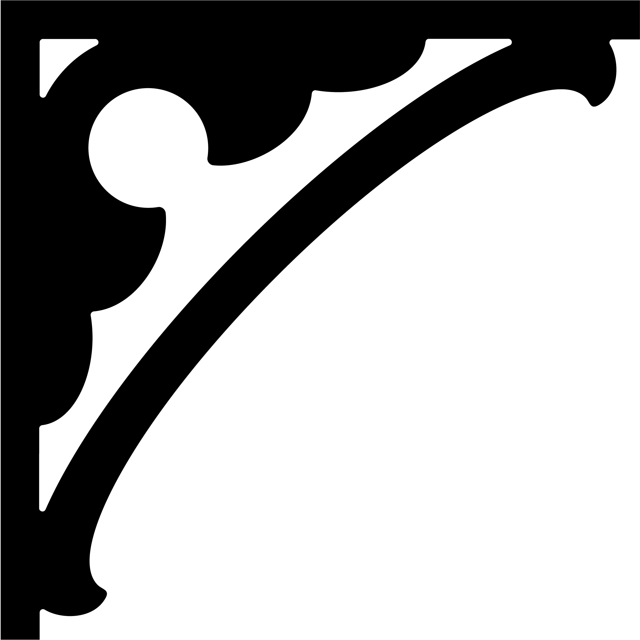 Stencil Silhouette Curio, Wooden Corbels, Woodworking - Modelo De Grecas Para Carteleras (2163x2163), Png Download