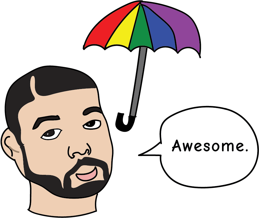 06 Drake Awesome 2 - Portable Network Graphics (1000x1000), Png Download