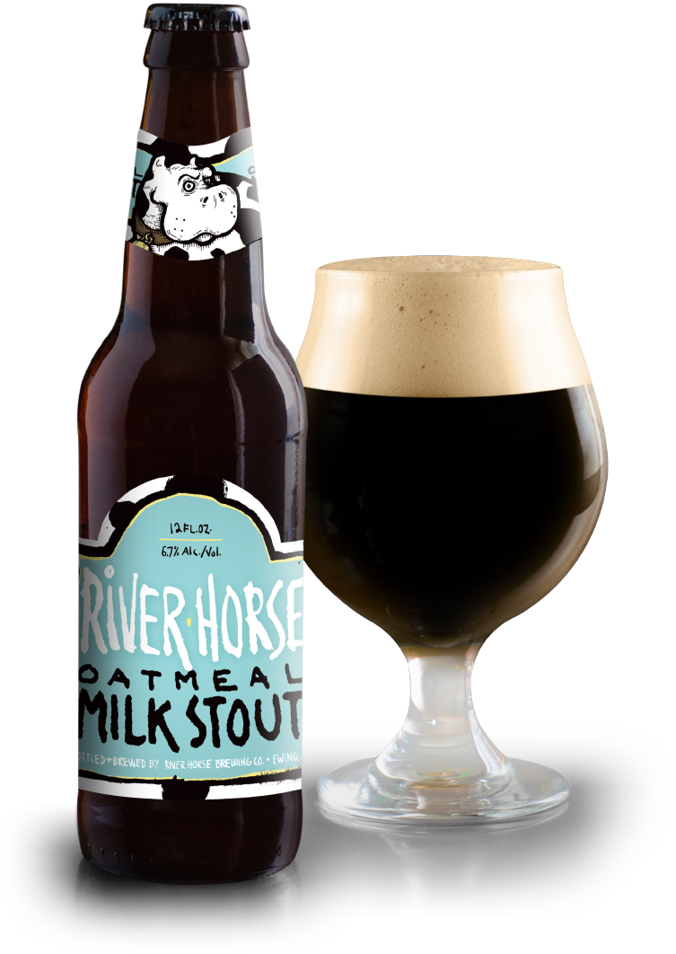 Oatmeal Milk Stout - River Horse Oatmeal Milk Stout - River Horse Brewing (753x1062), Png Download