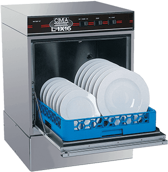 Cma Dishmachines L-1x16 Low Temp Undercounter Dishwasher (400x400), Png Download