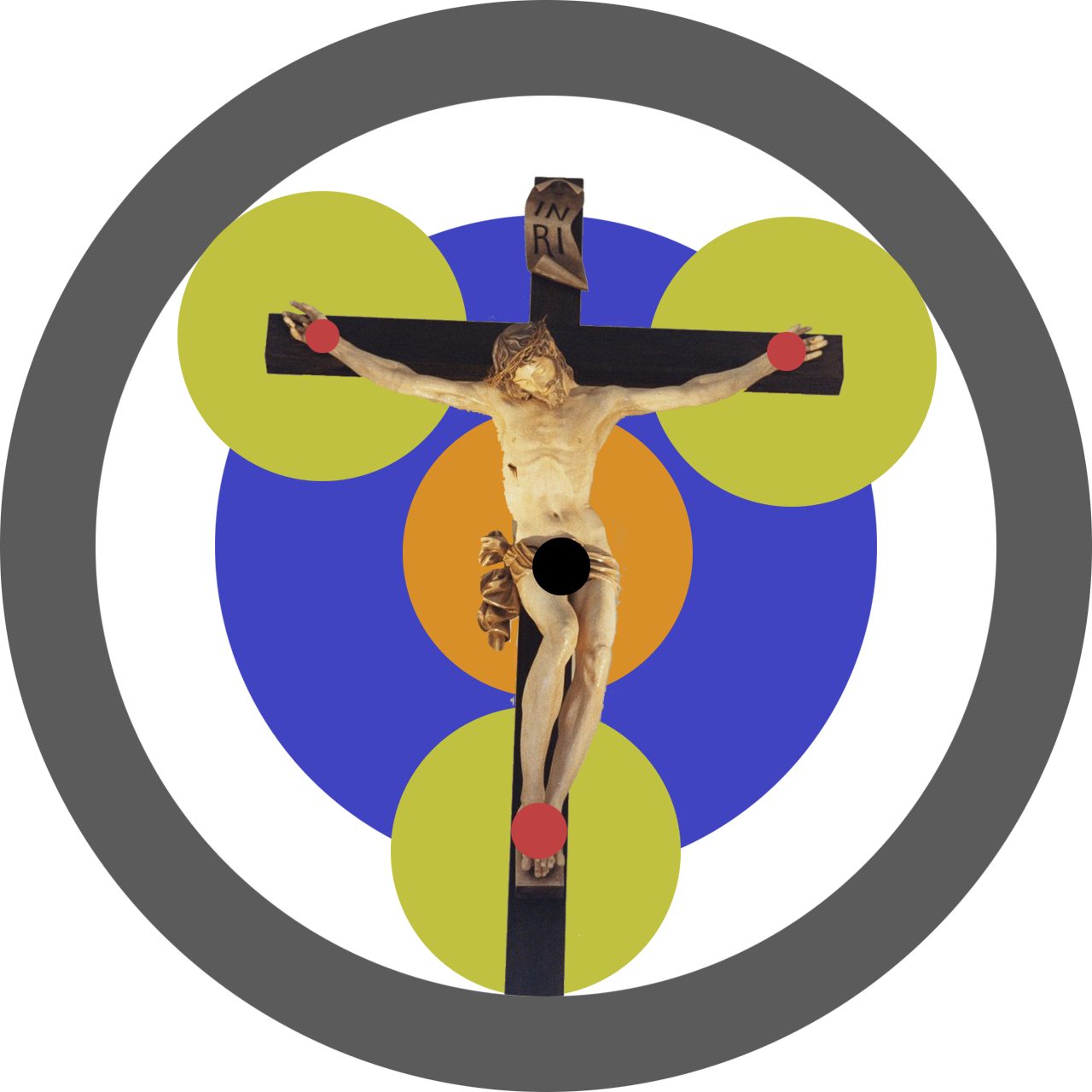 Jesus Dartboard - Trafik Işaretleri (1280x1280), Png Download