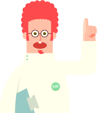 Brightstorm Chem Geeks Scroll To The Bottom Left Corner - Scientist (328x383), Png Download