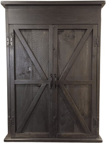 Mission Dartboard Cabinet - Peters Billiards (367x487), Png Download