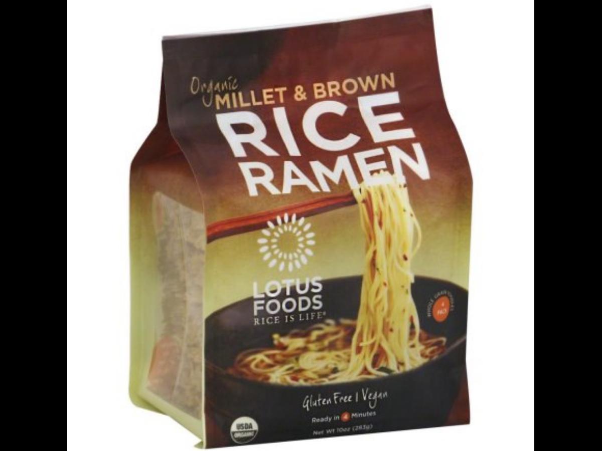 Rice Is Life, Millet & Brown Rice Ramen - Lotus Foods Organic Rice Ramen Noodles, Millet (1200x900), Png Download