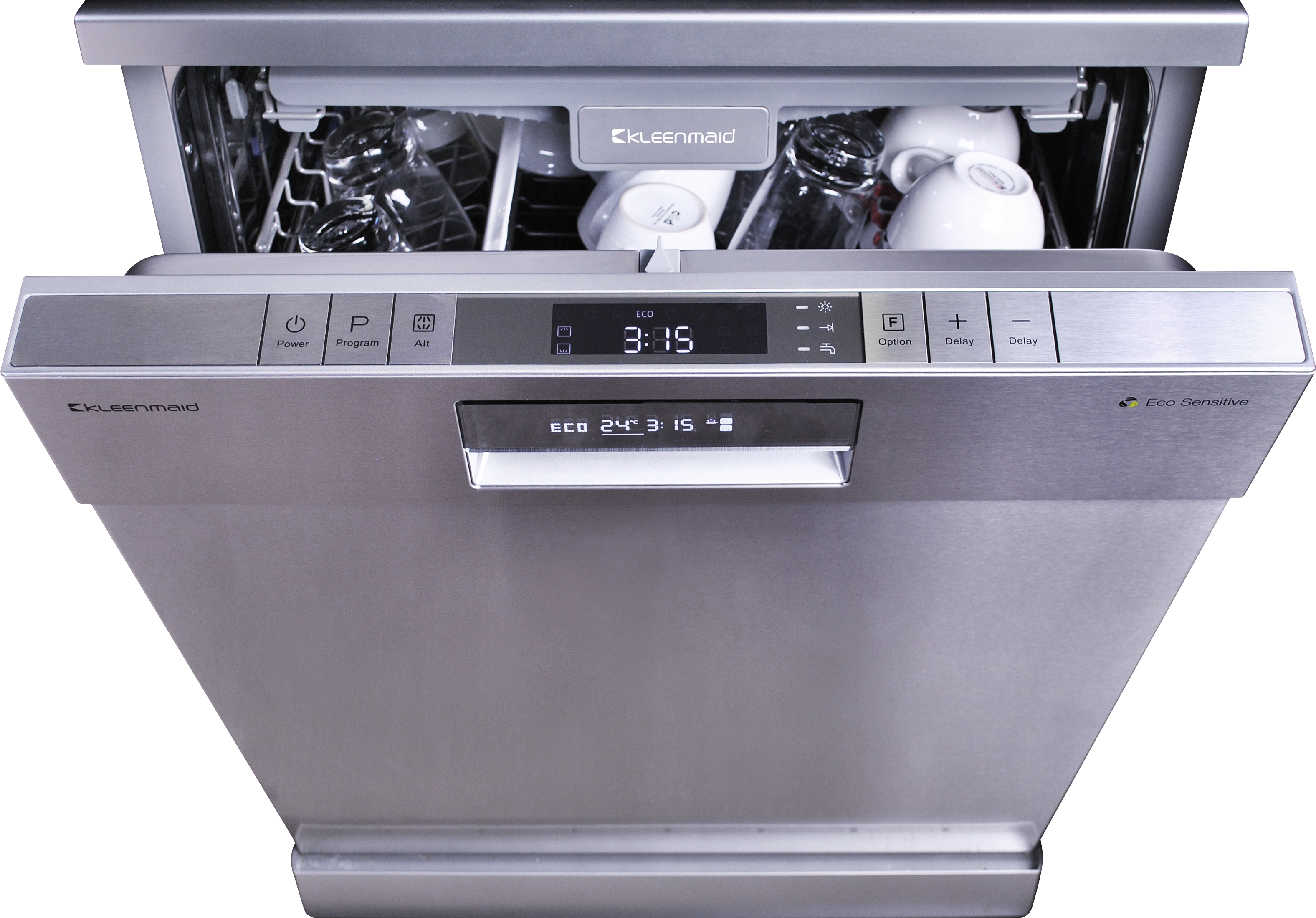 Stainless Steel Free Standing/built Under Dishwasher (3419x2432), Png Download