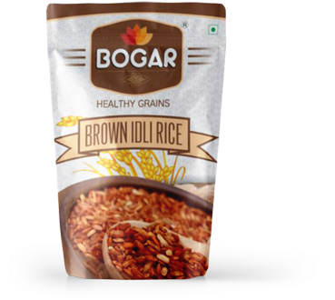 Bogar's Brown Idli Rice Is Unpolished And Unrefined, - Rice (614x379), Png Download