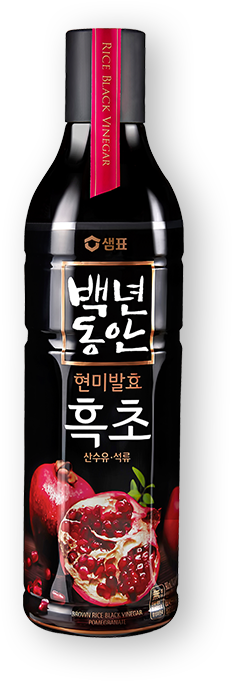 Brown Rice Black Vinegar, Pomegranate - 백년 동안 산수유 석류 (690x690), Png Download