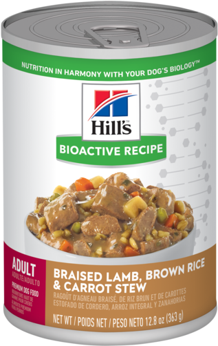 Bioactive Recipe Adult Braised Lamb Brown Rice And - Hills Pet Nutrition (500x500), Png Download