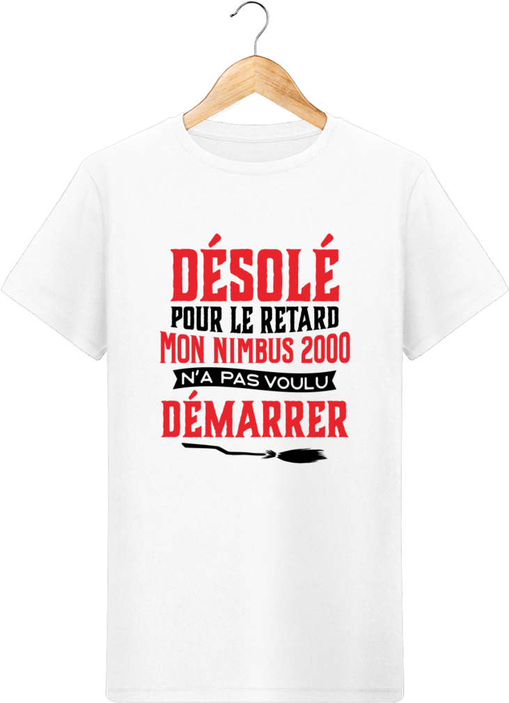 T-shirt Homme Harry Potter "désolé Pour Le Retard Mon - T-shirt (1024x1024), Png Download
