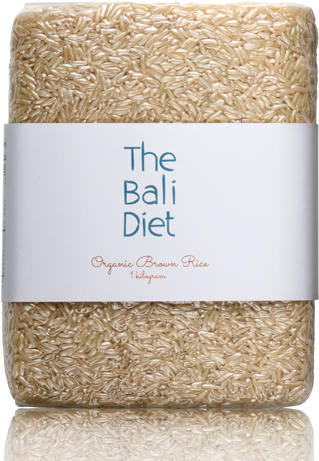 The Bali Diet Organic Brown Rice (500x500), Png Download
