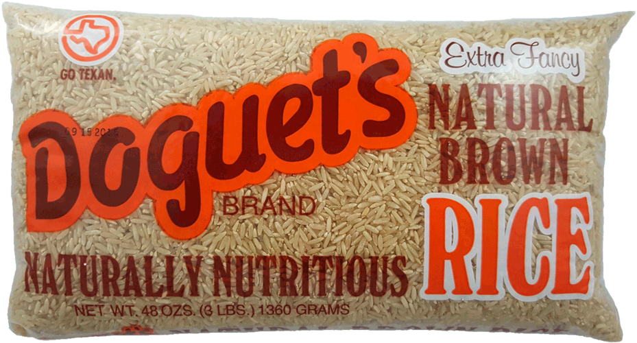 Doguet's Long Grain Brown Rice (1000x517), Png Download