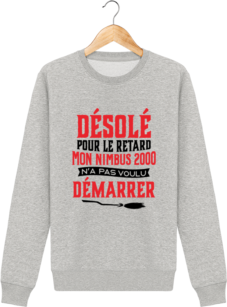 Sweat Unisexe Harry Potter "désolé Pour Le Retard Mon - Sweatshirt (1024x1024), Png Download