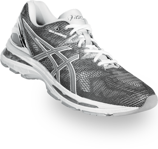 Asics Gel Nimbus 20 Platinum (530x500), Png Download