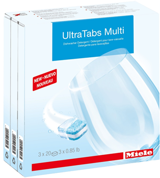 Miele Dishwasher Tabs - 60 Per Box, White (350x350), Png Download