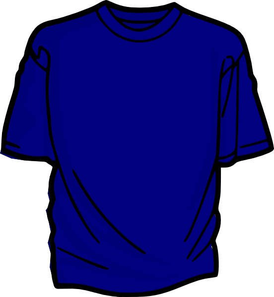 Blue T-shirt Clip Art At Clker - Triumph Bonneville 650 Classic Motorcycle T-shirt. (552x599), Png Download