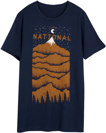 Peak T-shirt - National Band T Shirt (575x492), Png Download
