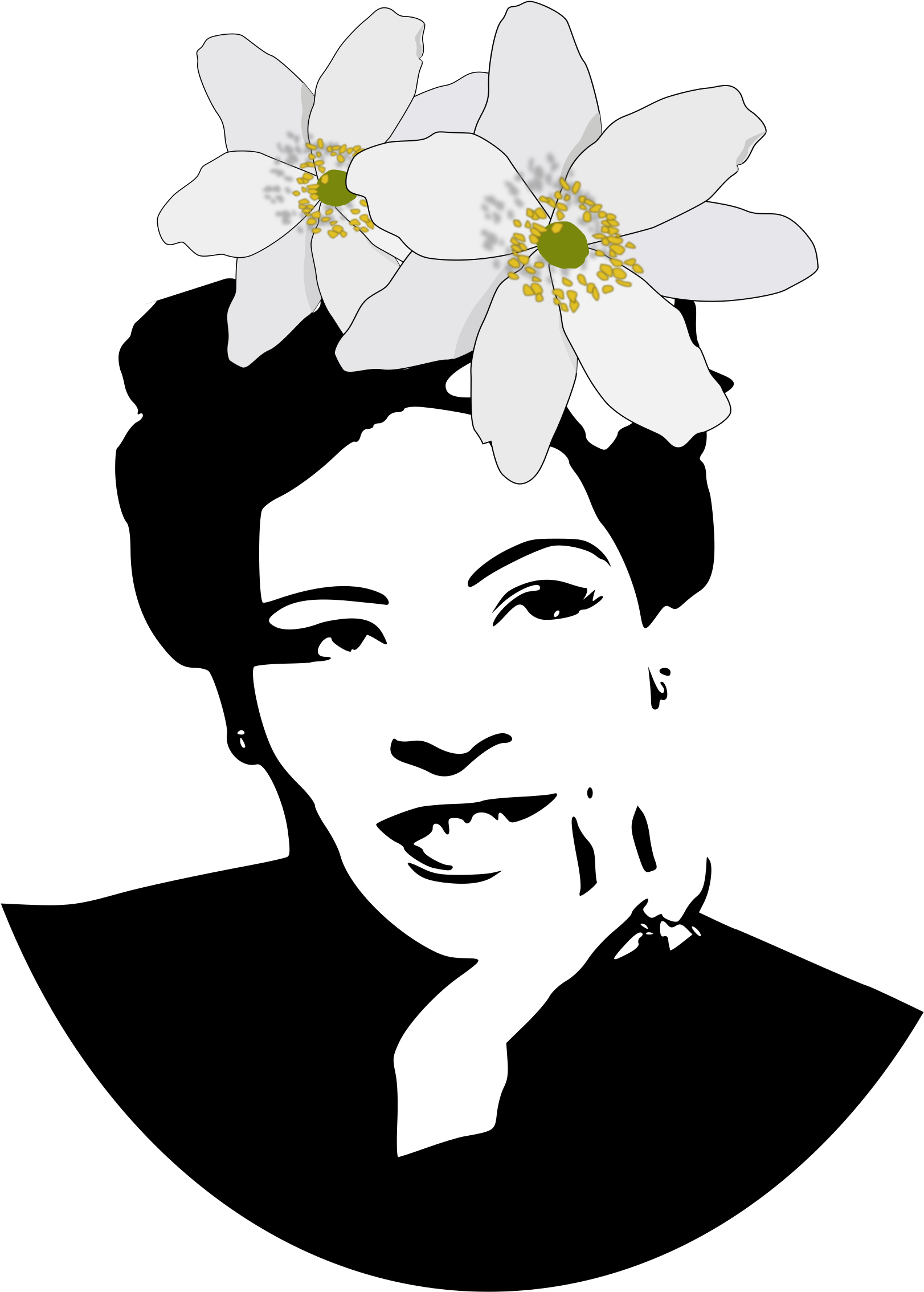 This Free Icons Png Design Of Billy Holiday (1697x2400), Png Download