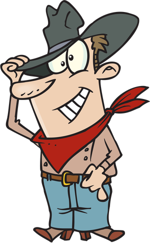 Clipart Resolution 300*486 - Country Dezeebob Cowboy Chromicals 2 By Desi Northup (300x486), Png Download