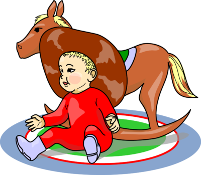 Baby Cowboy Clip Art - Clip Art (400x349), Png Download