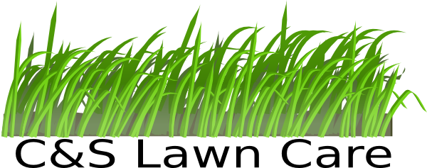 C S Lawn Care Hi - Free Cartoon Grass (600x237), Png Download