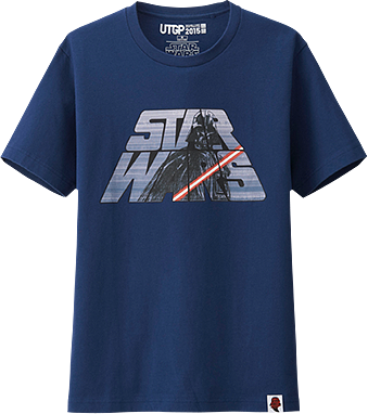 From A Galaxy Far, Far Away Comes A Selection Of Uniqlo - Star Wars (339x382), Png Download