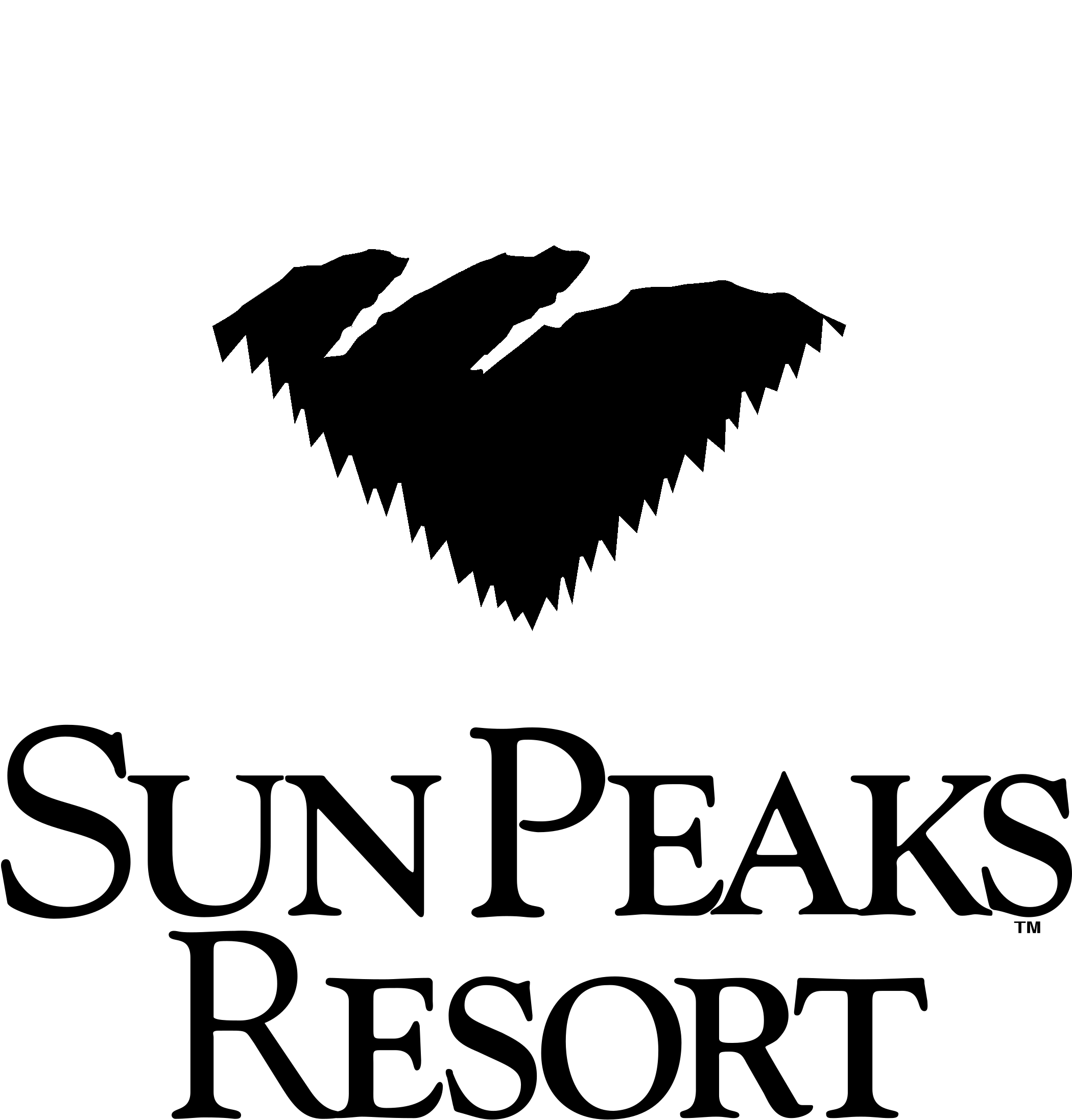 Sun Peaks Resort Logo Black And White - Sun Peaks Resort Logo (2400x2400), Png Download