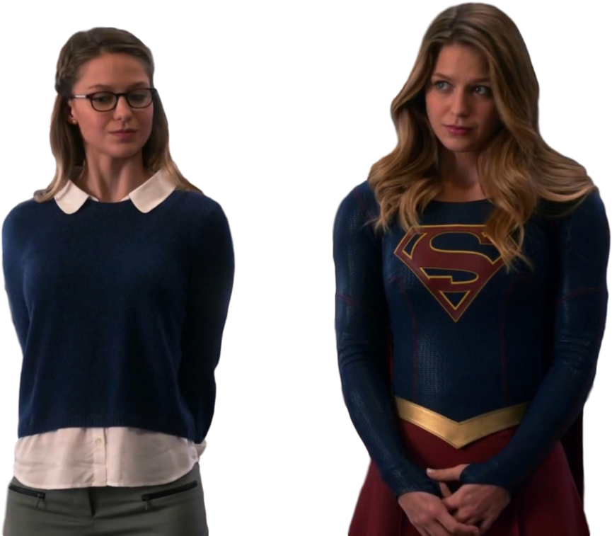 Download Kara Danvers Transparent Clipart Melissa Benoist - Supergirl Kara Danvers Png (900x759), Png Download