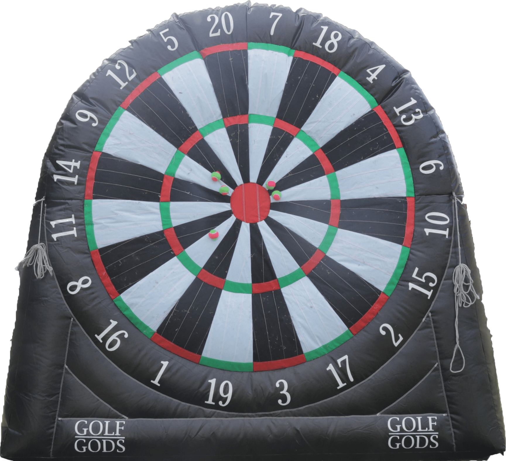 Inflatable Golf Dart Board (1729x1577), Png Download