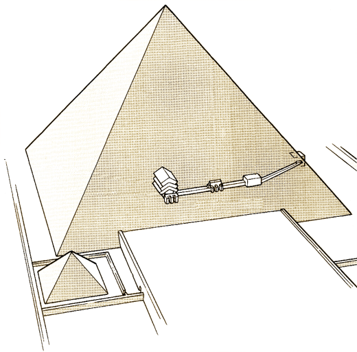 Pyramid Of Djedkare Isesi (520x513), Png Download