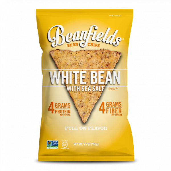 Beanfields White Bean Bean And Rice Chips - Beanfield Snacks (600x600), Png Download