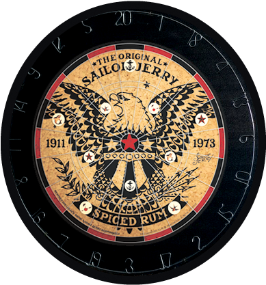 It's Like Russian Roulette Tattoo Darts - Emblem (752x501), Png Download