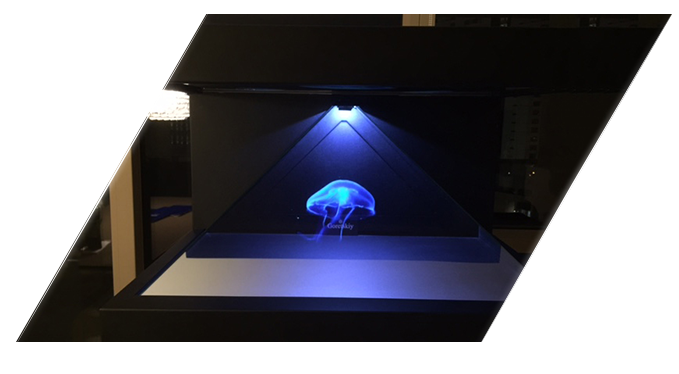 3d Hologram Pyramid - Architecture (686x377), Png Download