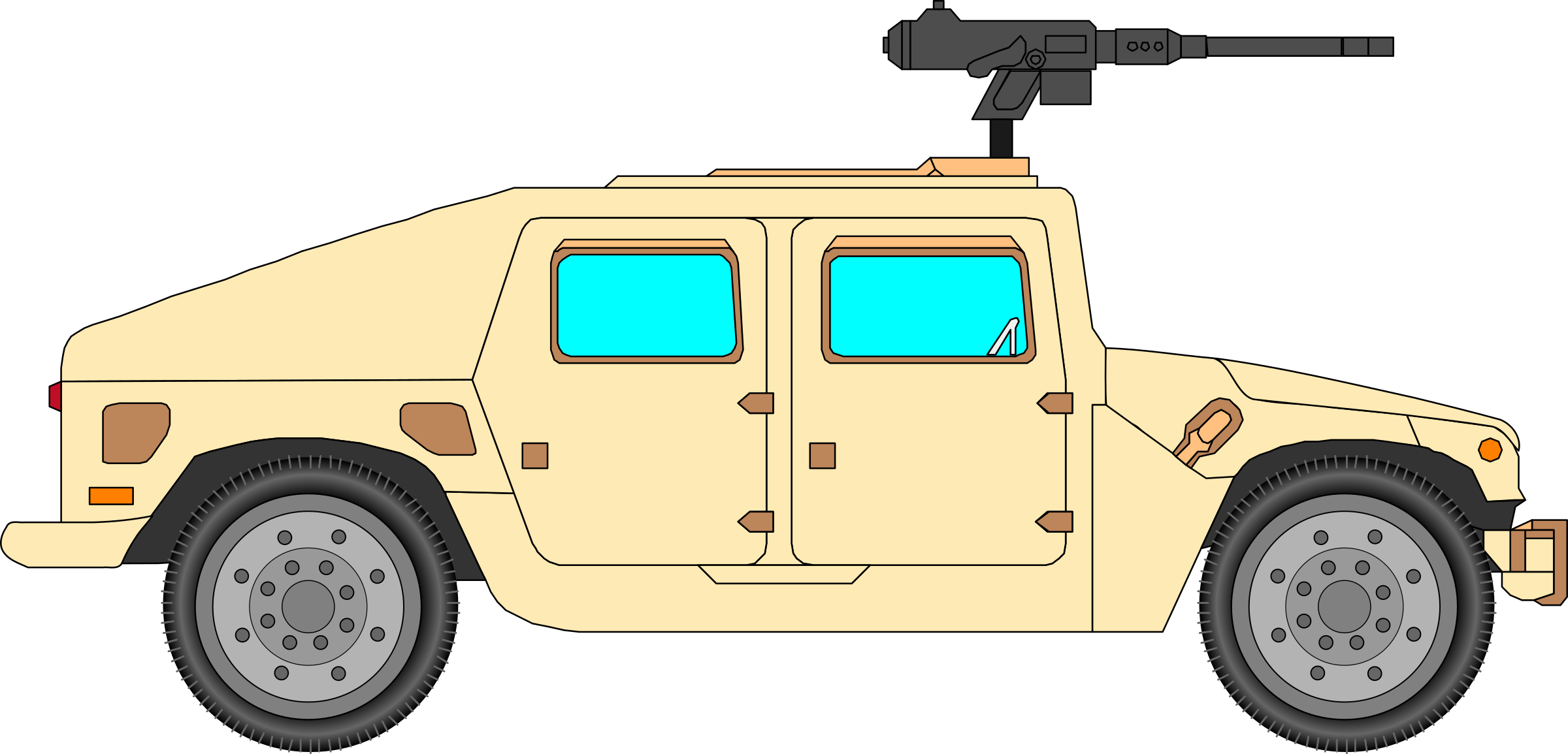 military vehicle clipart