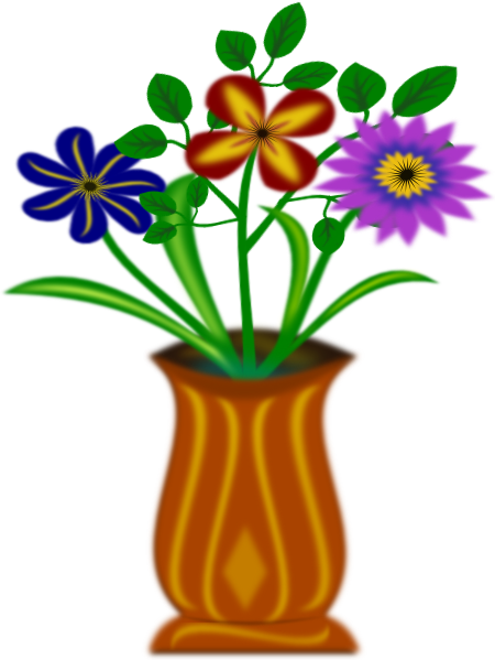 Flowers Svg Clip Arts 450 X 599 Px (450x599), Png Download
