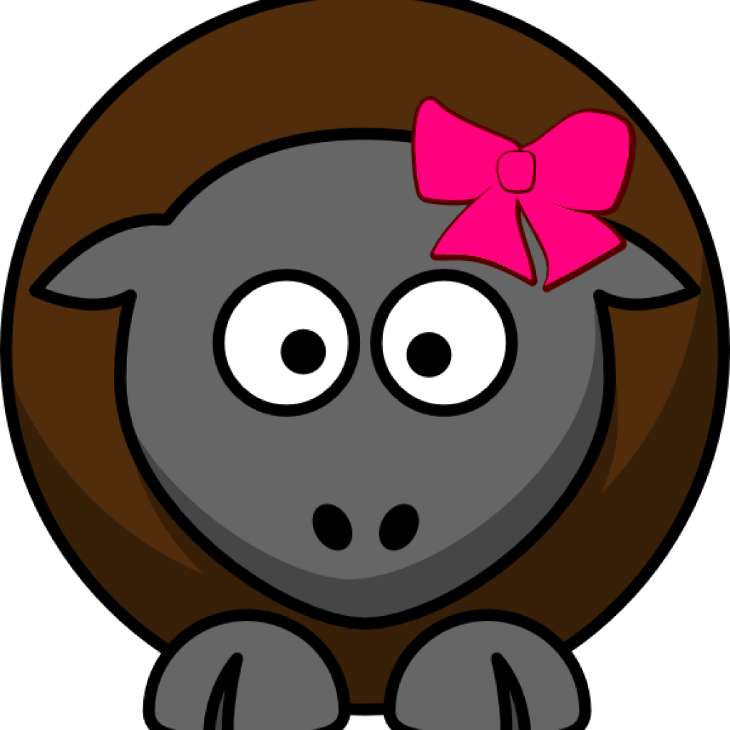 Download Cartoon Sheep Clipart Sheep Cartoon Clip Art At Clker - Clip Art  PNG Image with No Background 