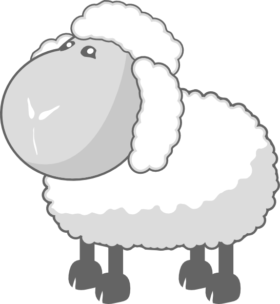 Sheep Clipart - Sheep Clip Art (546x593), Png Download