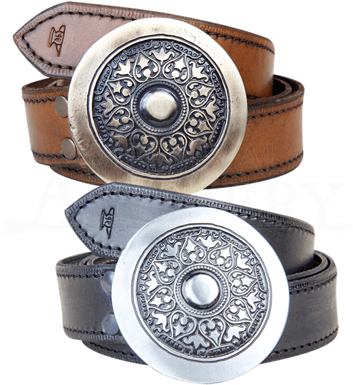 Medieval Shield Buckle Belt - Belt (550x550), Png Download