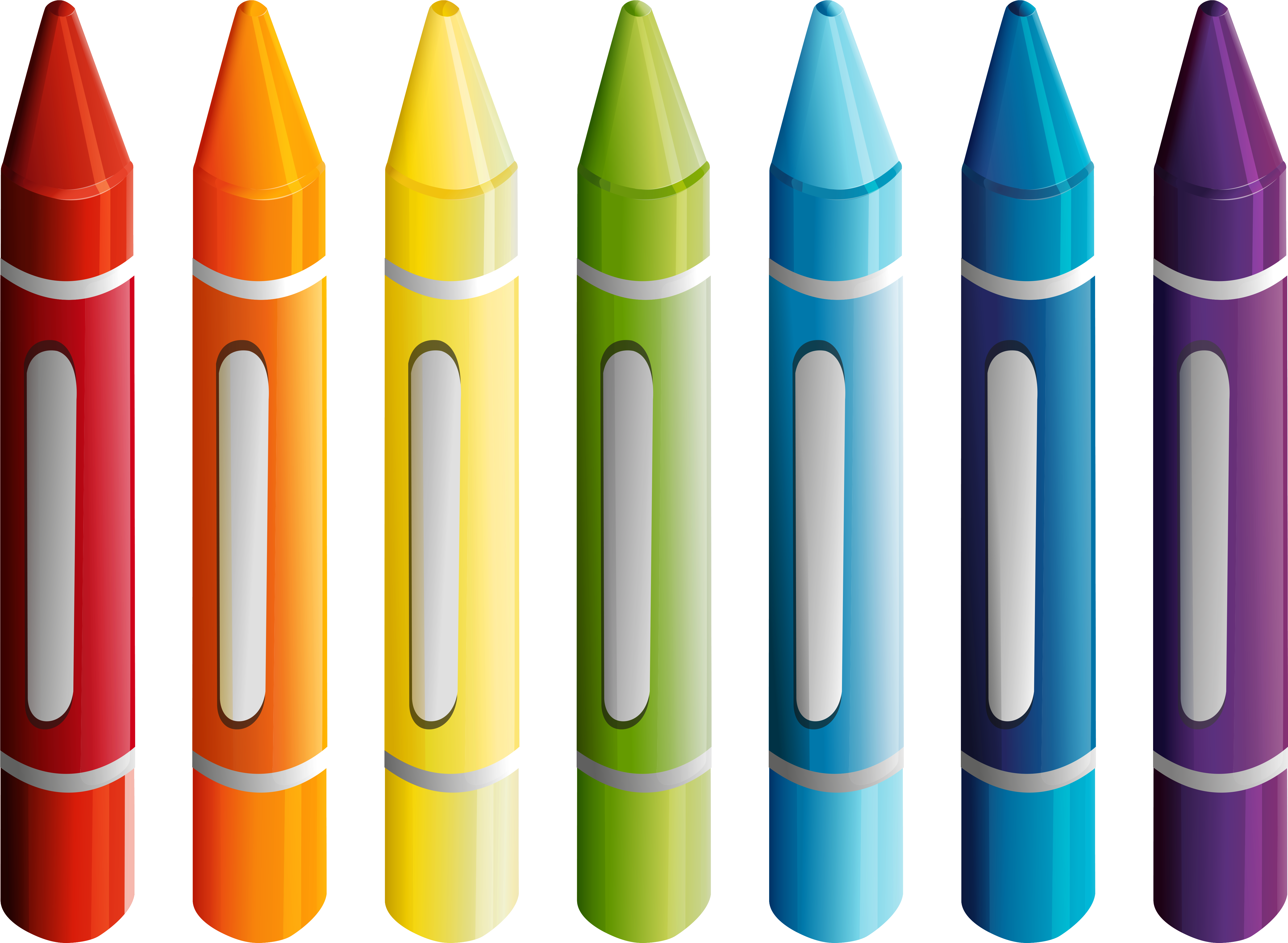 Oil - Seven Crayons (5592x4096), Png Download