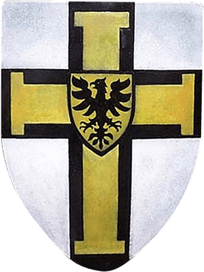 Teutonic Knights Steel Battle Shield - Teutonic Knight Shield (555x555), Png Download