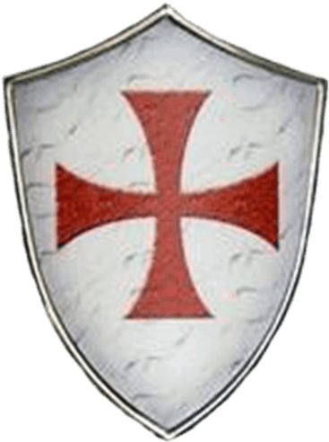 Miniature Knights Templar Shield By Marto - Knights Templar Shield (555x555), Png Download