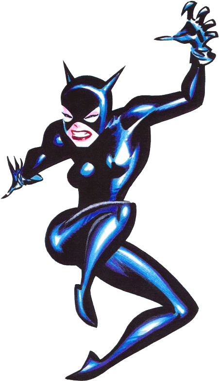Batman Bruce Timm Catwoman (900x900), Png Download