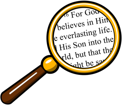 Magnifying Clipart Transparent Background - Magnifying Glass With Cross (400x344), Png Download