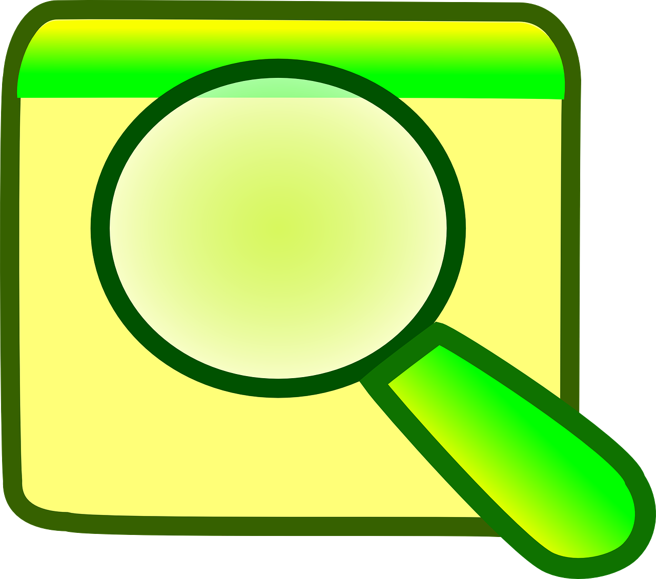 Folder Magnifying Glass Search Transparent Image - Icon (1280x1130), Png Download