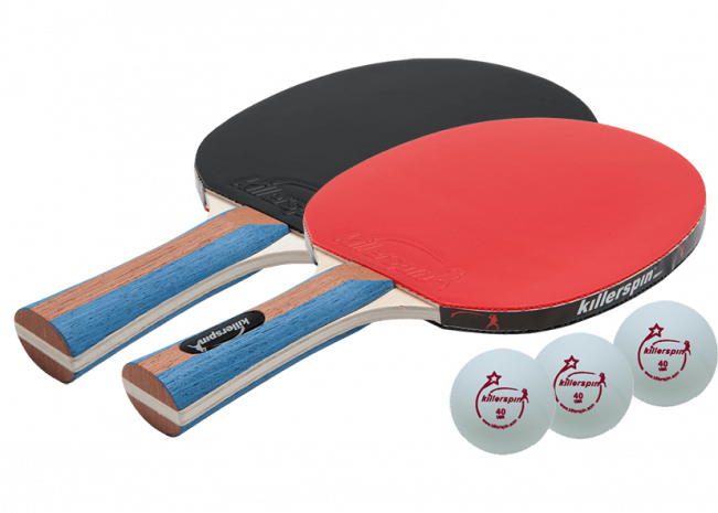 10 Amazing Ping Pong Paddles Review - Killerspin Jetset 2 Table Tennis Paddle Set (651x465), Png Download