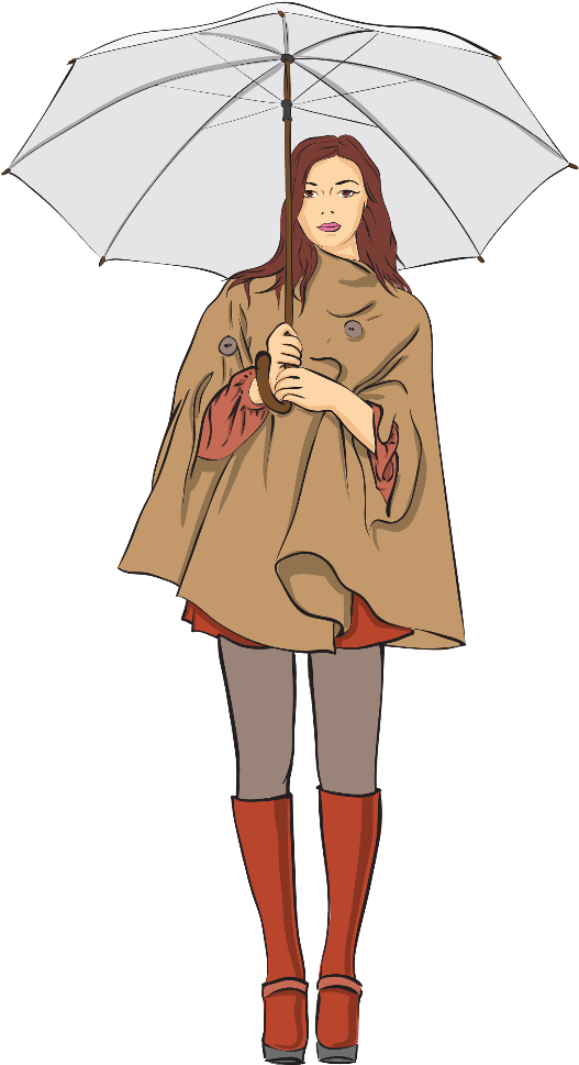 Streetfashion Fashion Girl Tumblr Girls Cute Umbrella - Umbrella (1024x1024), Png Download